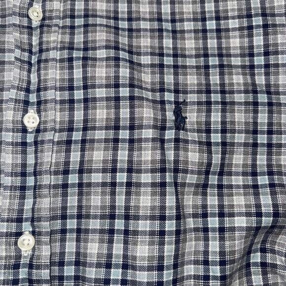 Ralph Lauren Sport Plaid Button Down Shirt Men's Size L - Picture 2 of 7